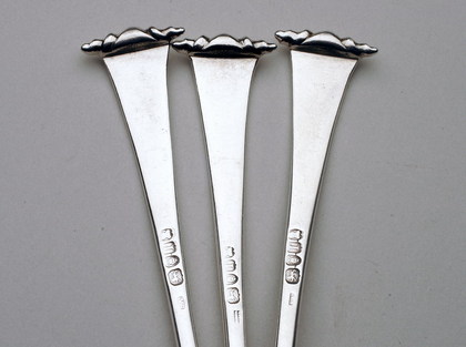 Rare Silver Onslow pattern Tablespoons (6)